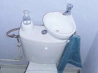 WiCi Mini, kleines Handwaschbecken für WC - Herr L (Frankreich - 91) - 2 auf 2
